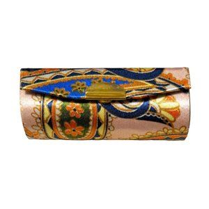 Colorful Mixed Design Lipstick Case Holder w/ Mirror